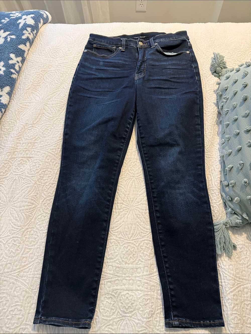 Lucky Brand Dark Indigo Skinny Jeans